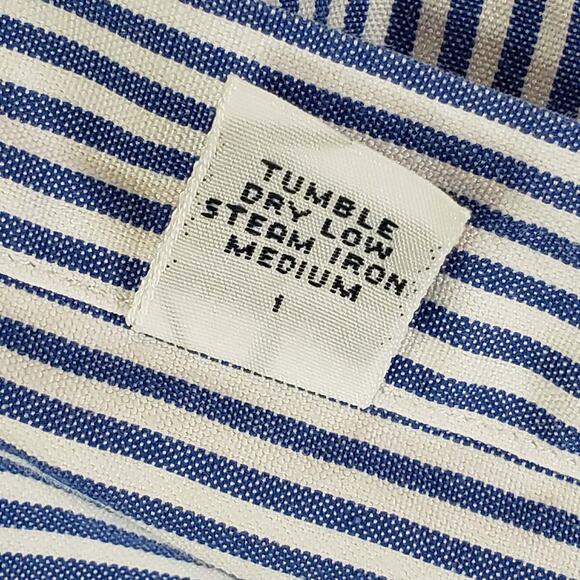 Polo Ralph Lauren Shirt Mens Size XL 16.5 Blue Stripe Button Down Oxford LS - Picture 7 of 10